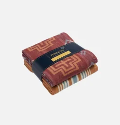 PENDLETON Set/2 Carico Lake Stripe Sand* Maison