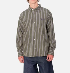 CARHARTT WIP Signature Shirt Office Green* Shirts & Polos