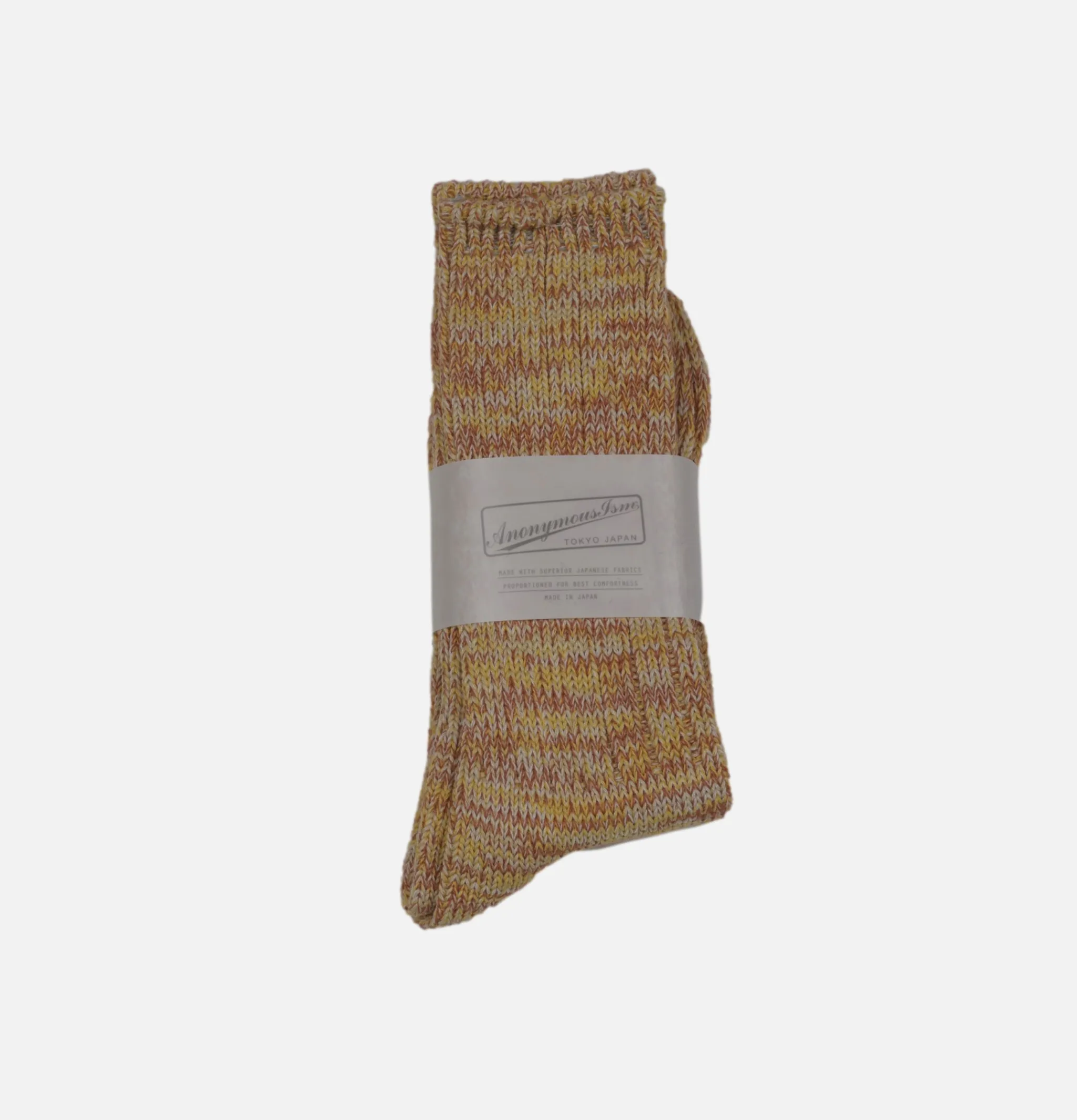 ANONYMOUS ISM Socks 5 Color Mix Yellow* Socks