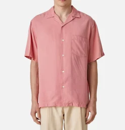 PORTUGUESE FLANNEL Ss Shirt Dogtown Pink* Shirts & Polos