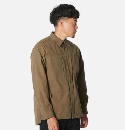 SNOW PEAK Takibibi Ripstop Shirt Khaki* Shirts & Polos