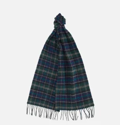 BARBOUR Tartan Lambswool Scarf Green Loch* Accessoires|Gloves • Beanies • Scarves