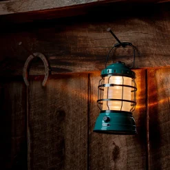 BAREBONES Teal Blue Forest Lantern* Outdoor