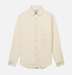 PORTUGUESE FLANNEL Teca Ecru Shirt* Shirts & Polos