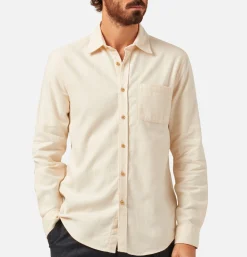 PORTUGUESE FLANNEL Teca Ecru Shirt* Shirts & Polos