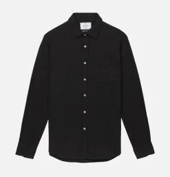 PORTUGUESE FLANNEL Teca Shirt Black* Shirts & Polos