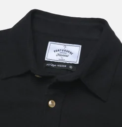 PORTUGUESE FLANNEL Teca Shirt Black* Shirts & Polos
