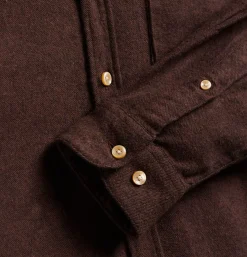 PORTUGUESE FLANNEL Teca Shirt Brown* Shirts & Polos