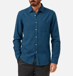 PORTUGUESE FLANNEL Teca Shirt French Blue* Shirts & Polos