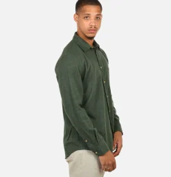 PORTUGUESE FLANNEL Teca Shirt Moss Green* Shirts & Polos