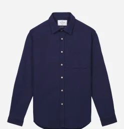 PORTUGUESE FLANNEL Teca Shirt Navy* Shirts & Polos