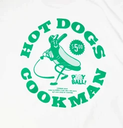 COOKMAN Tee Shirt Hot Dog Hitter White* T-shirts