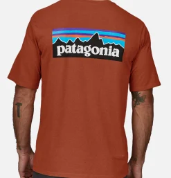 PATAGONIA Tee Shirt Logo P6 Quartz Coral* T-shirts