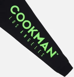 COOKMAN Tee Shirt Long Sleeve Pizza Black* T-shirts