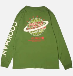 COOKMAN Tee Shirt Long Sleeve Pizza Gr* T-shirts