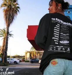 COOKMAN Tee Shirt Long Sleeves Fat Blk* T-shirts