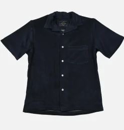 PORTUGUESE FLANNEL Terry Shirt Navy* Shirts & Polos