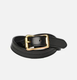 YUKETEN Triple Stitched Belt Black* Belts