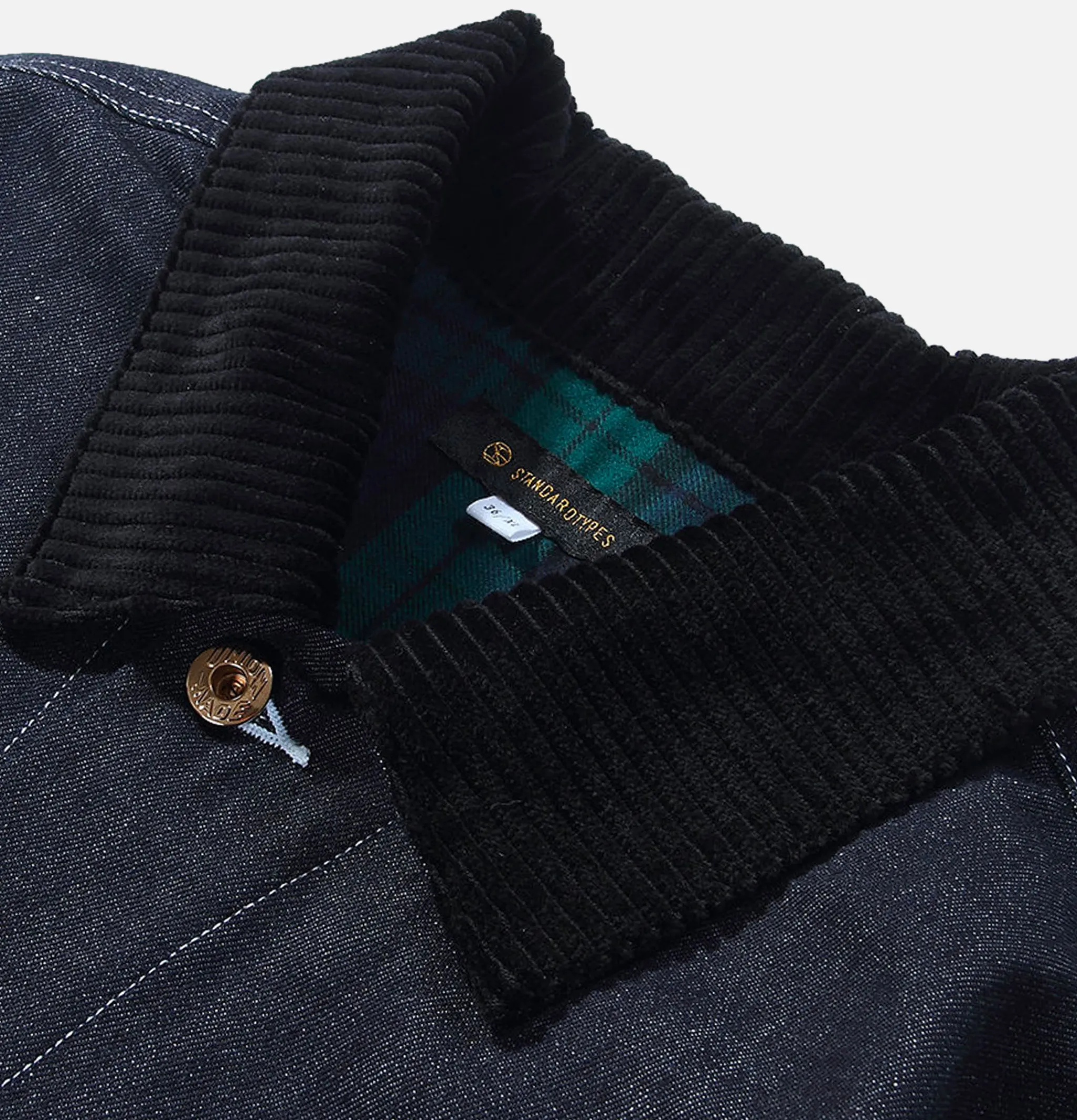 STANDARD TYPES Type1 Corduroy Jacket Indigo* Veste