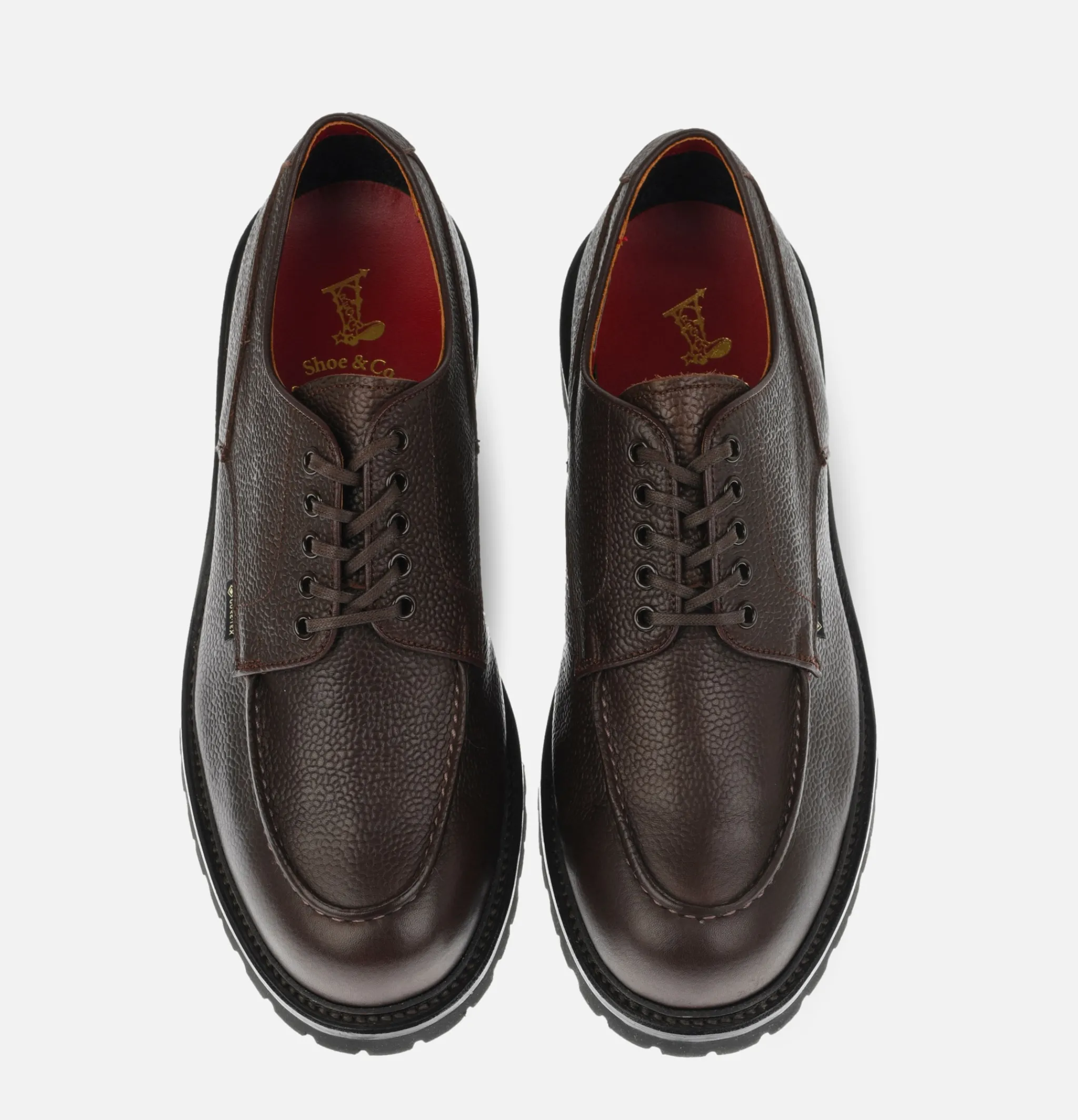 REGAL SHOE & CO U-tip Derby Gore-Tex Dark Brown* Shoes