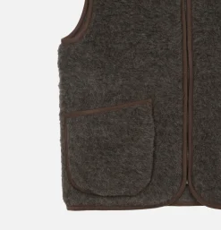 COLDBREAKER Vest Pepitco Mid Brown* Sweatshirts & Fleeces