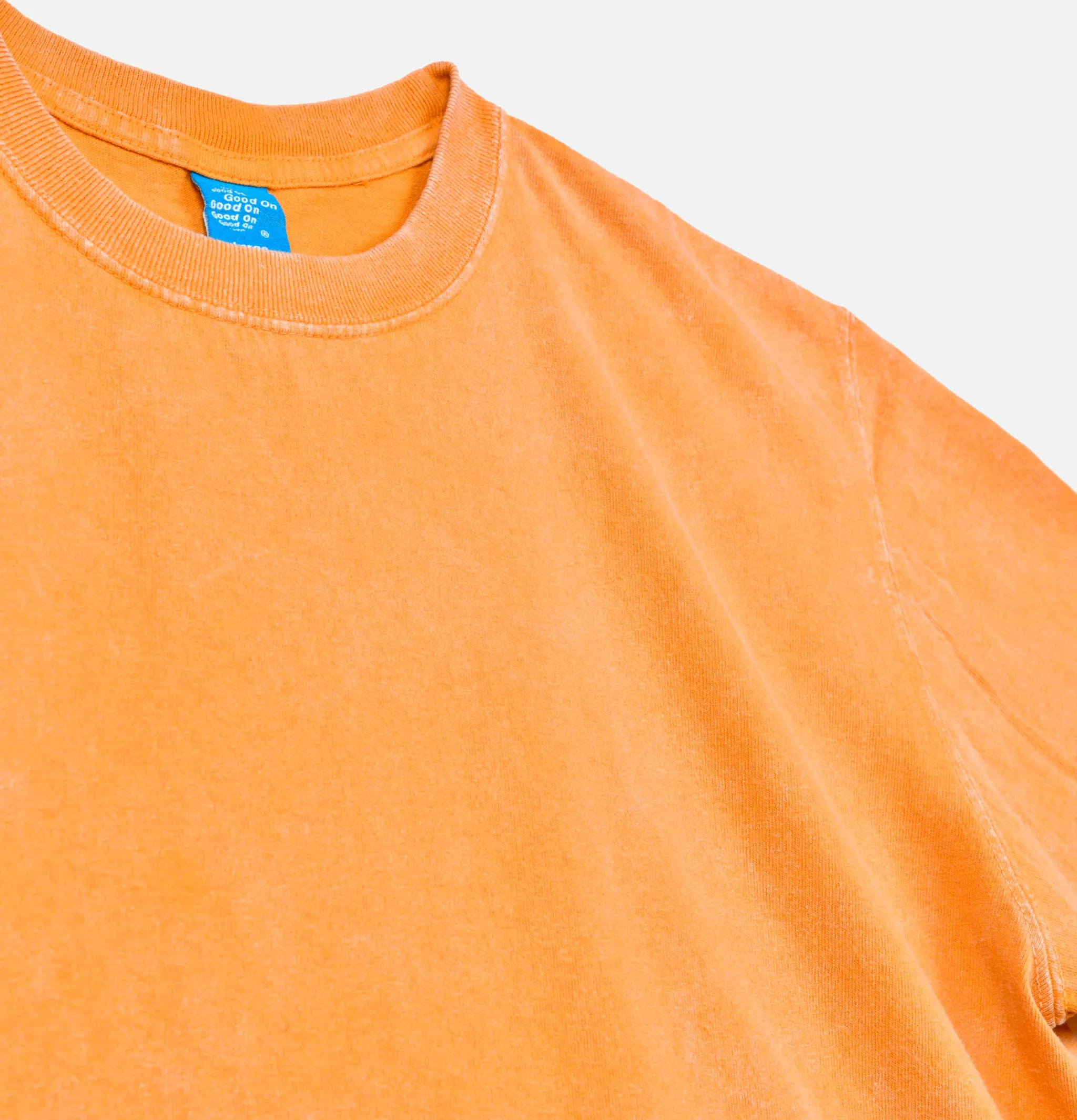 GOOD ON Vintage Dye Crew Tee Mustard* T-shirts