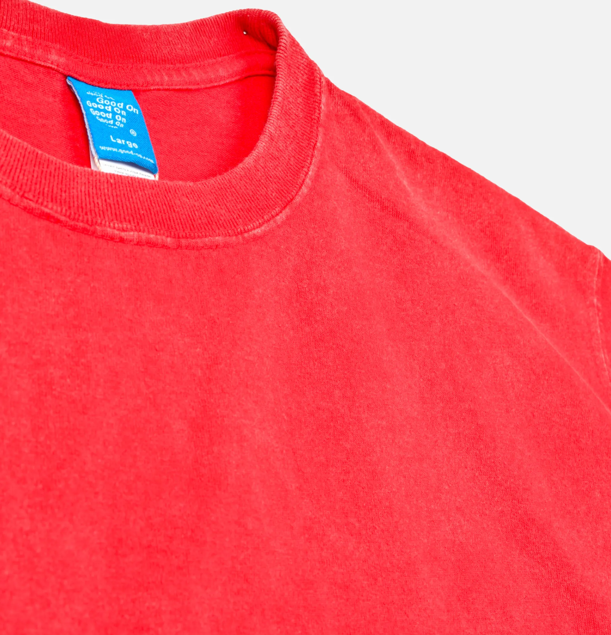 GOOD ON Vintage Dye Crew Tee Red* T-shirts