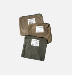 PUEBCO Vintage Material Pouch Olive* Small Leather Goods