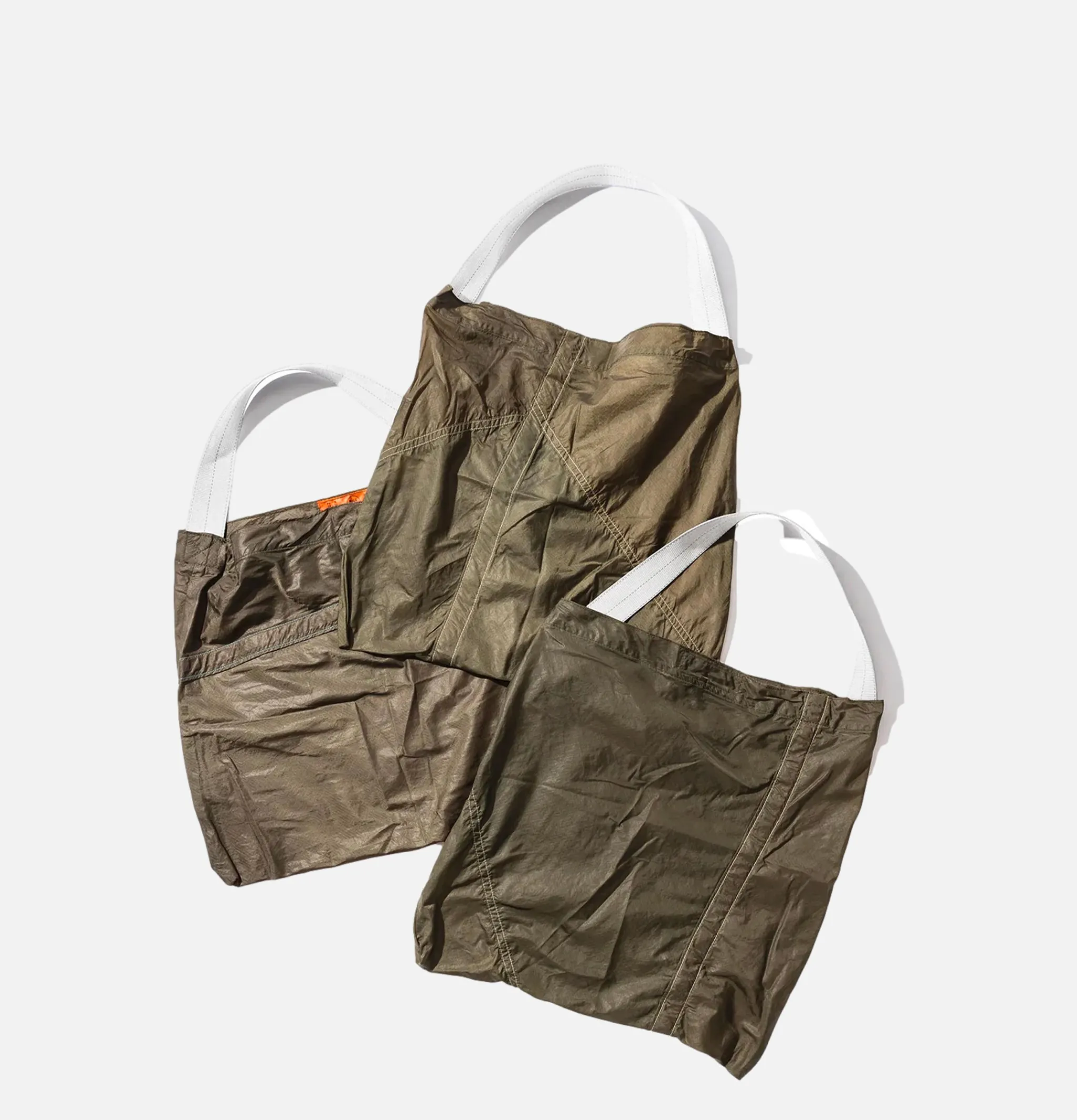 PUEBCO Vintage Parachute Light Bag Olive* Tote-bags
