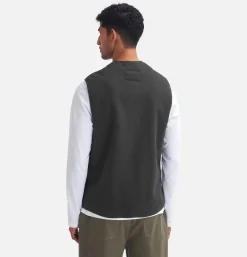 BARBOUR Warm Pile Waiscoat Zip Sage* Veste