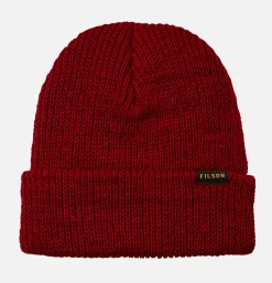 FILSON Watch Cap Ballard Wool Red* Gloves • Beanies • Scarves
