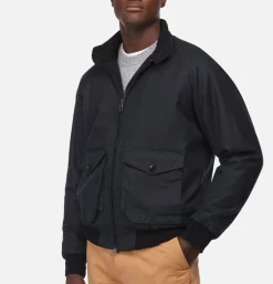 BARACUTA Waxed G9 Af Pocket Dark Navy* Veste
