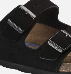 BIRKENSTOCK WOMEN Womens Sandals Arizona Black Suede*Women Sandales|Shoes