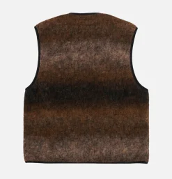 UNIVERSAL WORKS Wool Zip Liner Ombre Brown* Veste