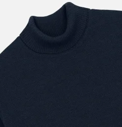 NITTO KNITWEAR Youri Rollneck Navy* Knitwear