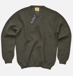 NITTO KNITWEAR Youri Wool Knit Kaki* Knitwear