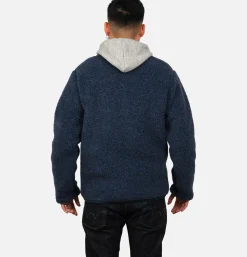 COLDBREAKER Zip Up Vee Cardigan Darkblue* Sweatshirts & Fleeces