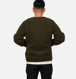 COLDBREAKER Zip Up Vee Cardigan Khaki* Sweatshirts & Fleeces