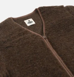 COLDBREAKER Zip Up Vee Dark Brown* Sweatshirts & Fleeces